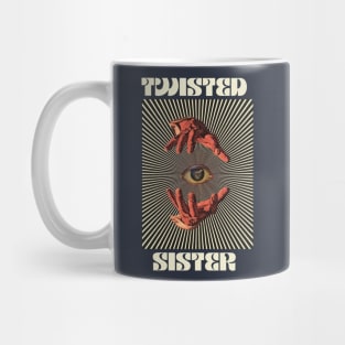 Hand Eyes Twisted Sister Mug